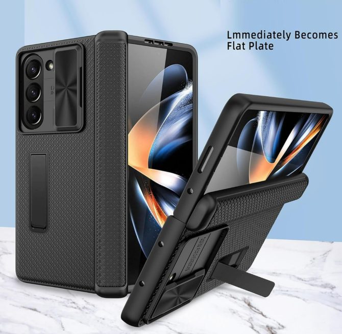 ultra thin Z Fold 5 case with hinge cover