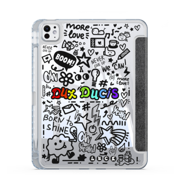Hand-Drawn Doodle Tablet Case
