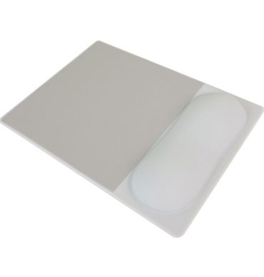 Liquid silicone wrist rest mouse pad in pink color for office use